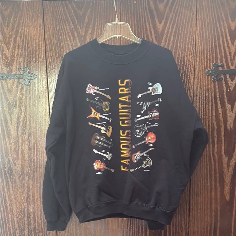 Covington Black Crewneck Sweater Skeleton Design
